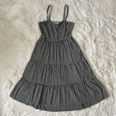 robe picnic vichy hollister