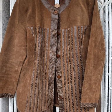 Veste en daim vintage