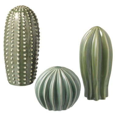 Ceramic cactus decor set (Ikea)