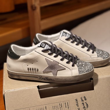 Golden Goose Superstar Glitter Sneakers EU 37