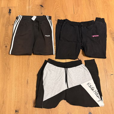 3 pantalons de jogging Adidas, Gola, Keith Haring S/XS
