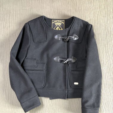 Veste caban laine crop