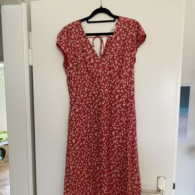 Robe longue à petites fleurs