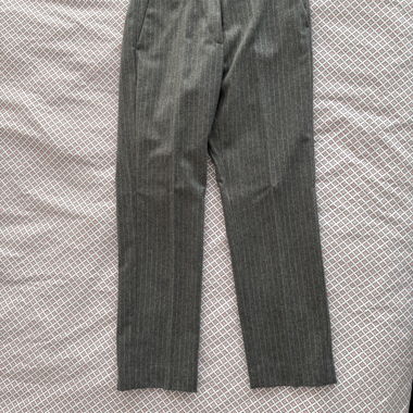 Sandro pleated trousers grey French size 40