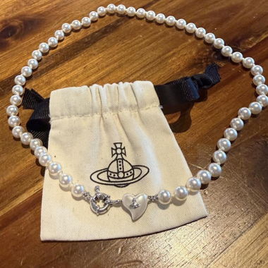 Collier Vivienne Westwood perle cœur