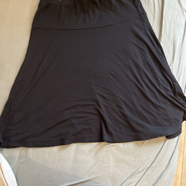 Black Jersey Skirt