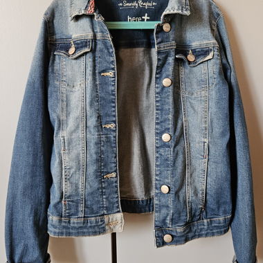 Veste en jean, bleue