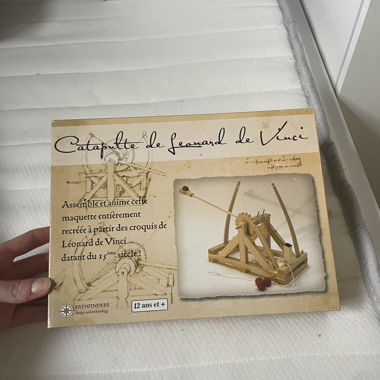 Leonardo da Vinci Catapult Model Kit PATHFINDERS