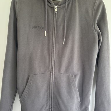 Kapuzensweatjacke grau