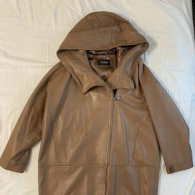 Leder Jacke von Via Vallente Gr. EU54 Neu