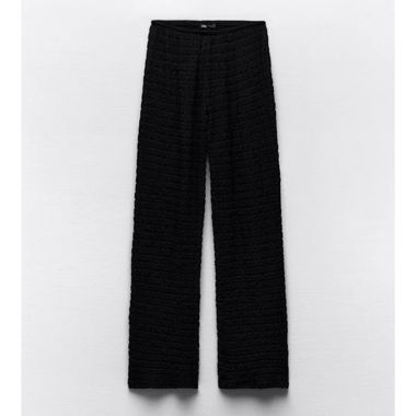 Pantalon Zara à motif structuré