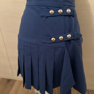 Minigonna blu royal Pinko, taglia italiana 44