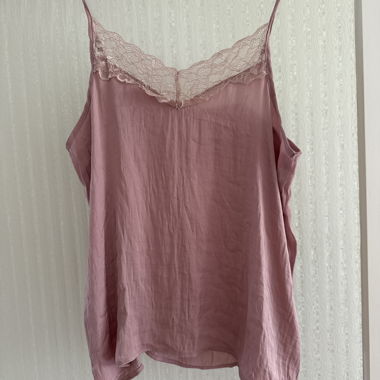 Pink Lace Cami Top