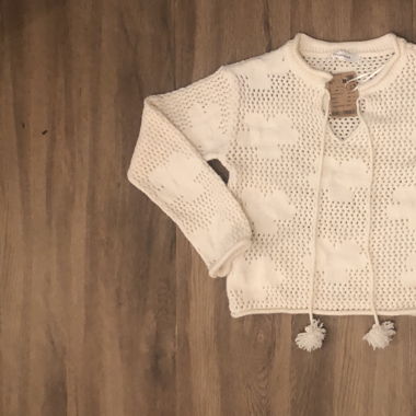Pull ajouré nuage promis neuf