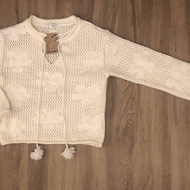 Pull ajouré nuage promis neuf