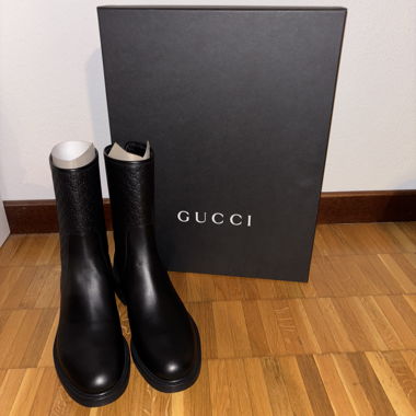 Stivali in Pelle Donna Gucci