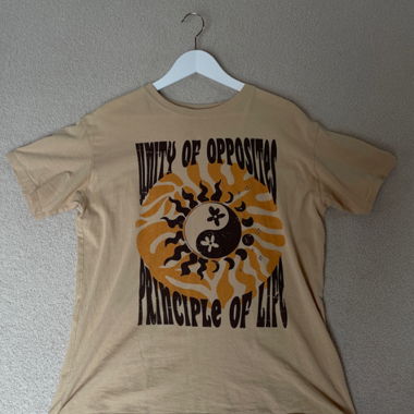 braunes oversize T-shirt
