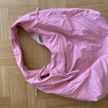 Sac rose oversize