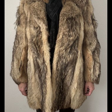 Manteau en fourrure véritable
