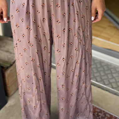 Pantaloni da donna Sessun con motivo floreale