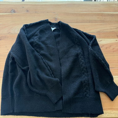 Black Knit Cardigan