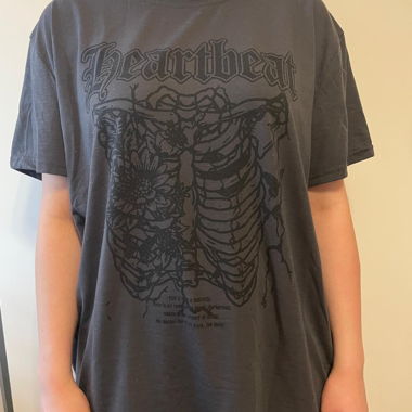 ROMWE Heartbeat T-Shirt XL