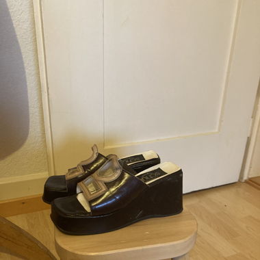 Plateau Sandalen Vintage