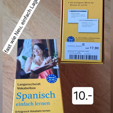 Langenscheidt Vokabelbox Spagnolo A1-A2