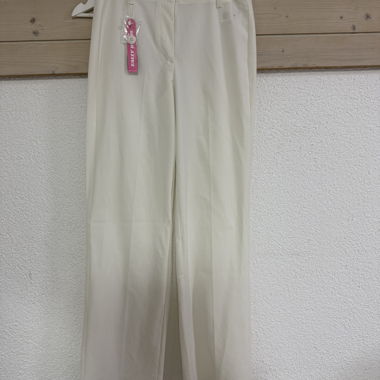 Weisse Stoffhose 