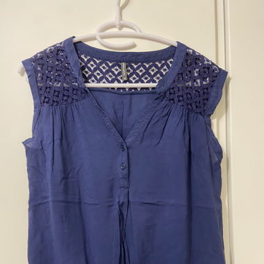Top bleu 
