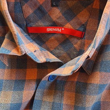 SIGNUM checked shirt L