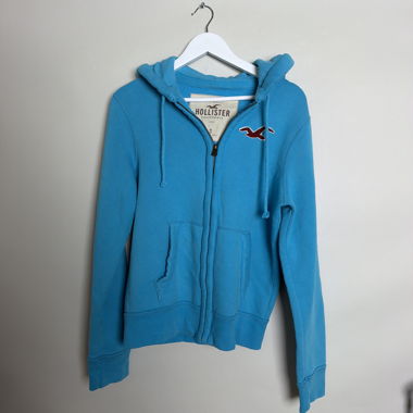 Hollister blauer Zip Hoodie