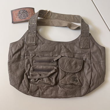 Borsa Y2K in pelle marrone
