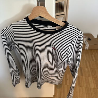 Levi’s t-shirt à manches longues rayé S