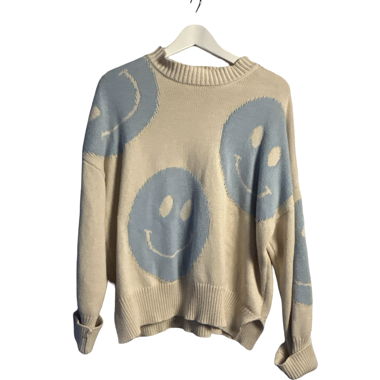 Maglione in maglia Smiley
