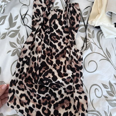 Body con stampa leopardata