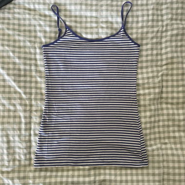 Striped Spaghetti Strap Top