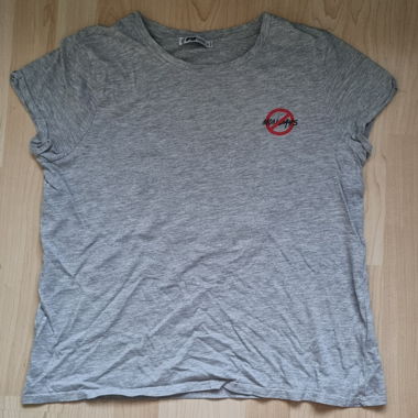 T-shirt con stampa no Mondays Backprint