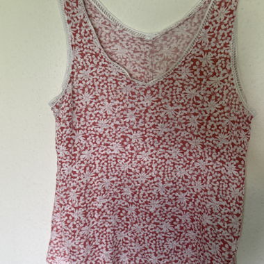 Top in lino floreale Esmara