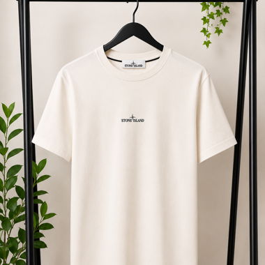 T-shirt Stone Island bianco