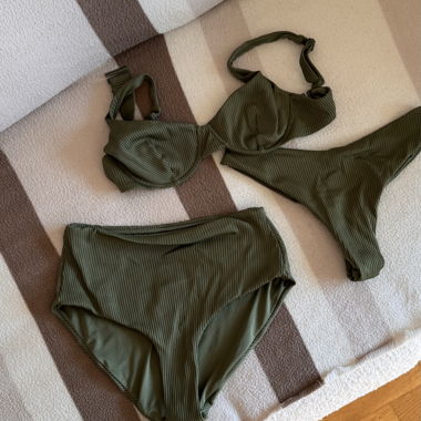 Bikini verde a coste TEZENIS
