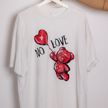 No Love Tee with Teddybear