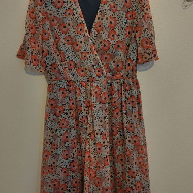 Floral Wrap Dress