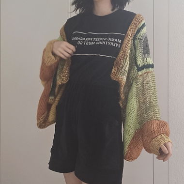 Crochet shrug cardigan