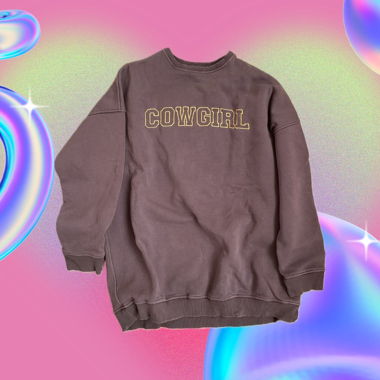 motel rocks cowgirl crewneck