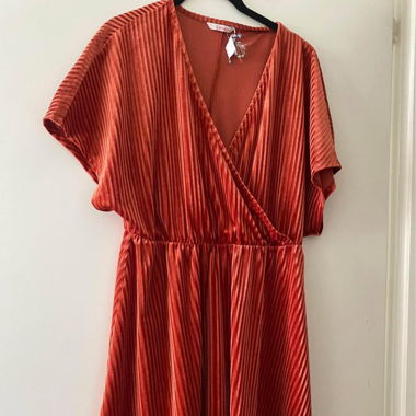 Robe effet velours 