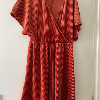 Robe effet velours 