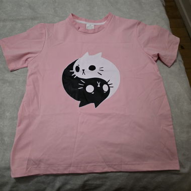Rosa Kinder-T-Shirt 14Y