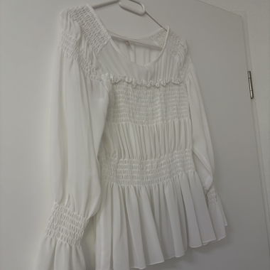 Bluse Weiss 