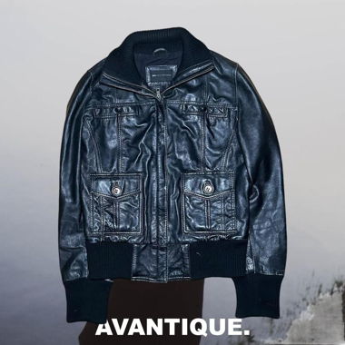 Vintage Leather Jacket Black